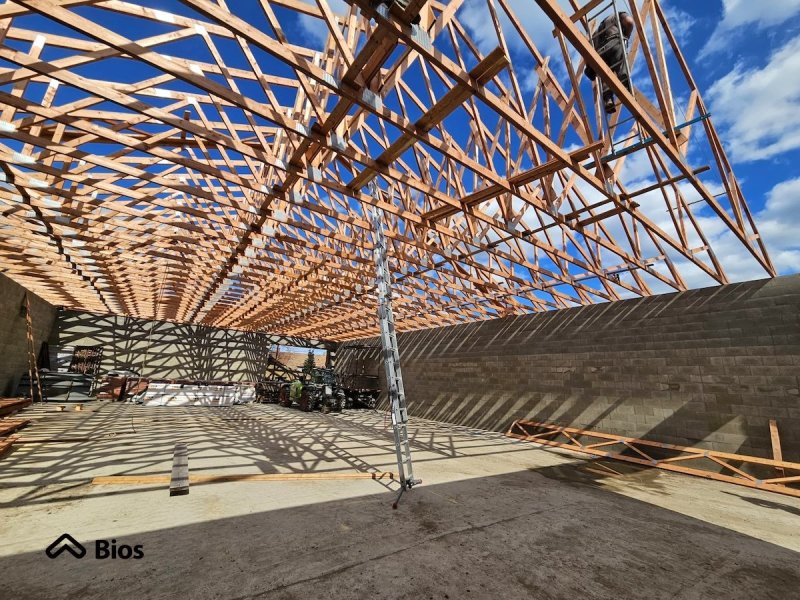 Hala Rovné - montáž